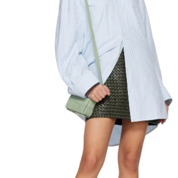 BOTTEGA VENETA Cassette Mini (Nano) Crossbody Bag in Green avocado - Picture 8 of 8